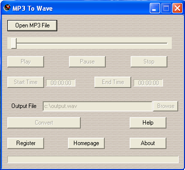 mp3 to wave converts mp3 file to wave